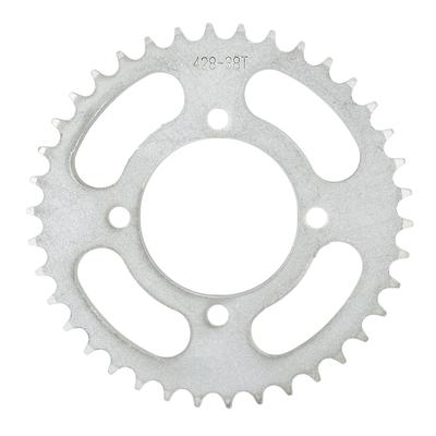 428 Chain 38 Tooth Rear Sprocket Steel Rear Drive Sprocket for Off Road Bikes and Motorcycles