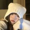 Fuzzy Women Hat Bear Casual for Elegant Graffiti Writers Turntablists Casual Winter Warm Hat for Teen Girls