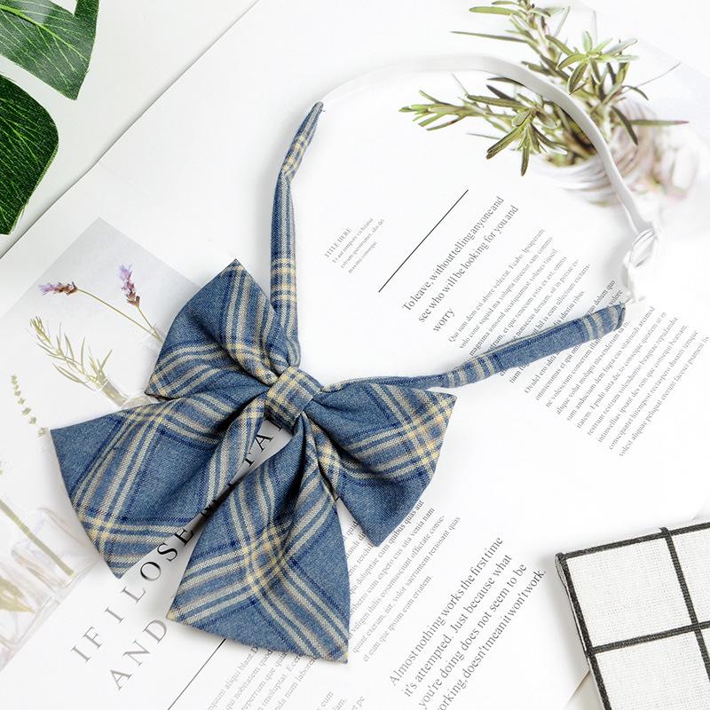 JK Women's Brown Retro Japanese School-Style Bow Tie