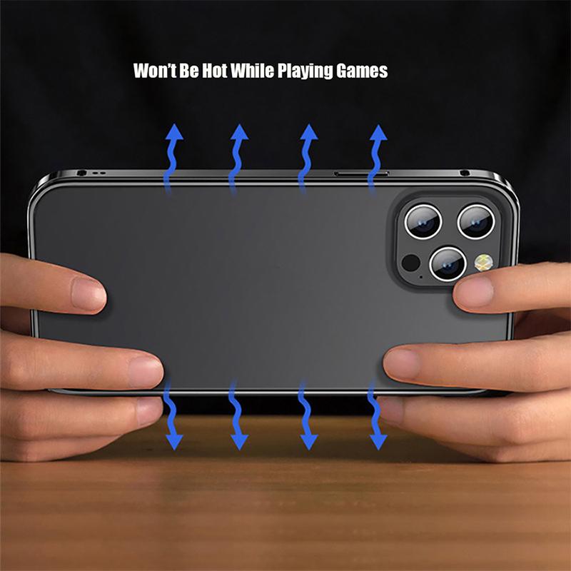 Ultra Slim Bumper Aluminum Metal Frame Hard Cover For iPhone 12 13 14 15 Plus Pro Max Alloy Case Coque In Black Purple Or Silver