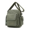Casual waterproof multi-pocket commuter backpack 2025 summer new portable shoulder bag messenger bag
