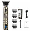 Professional Hair Clipper with LED Display, Electric Shaver, Beard Trimmer, USB-C Charging Cordless Long Hair Trimmer with Comb/beard Trimmer Kit