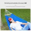 Breathable Ice Silk Hammock: Anti-Rollover Camping Swing with High Load Capacity, Small Mesh Design, Single/Double Size.