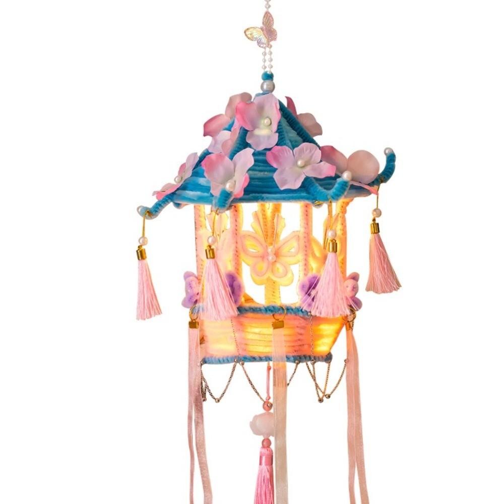 DIY Material Package Mid-Autumn Festival Lantern Luminous Design Cartoon Lantern Chinese Style Lantern Festival Celebration