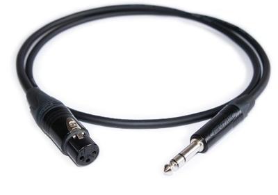 MOGAMI XLR Canon TRS Phone 3m NEUTRIK NC3FXXB NP3XBAG Black Bushing [2534 Black] (female) - / & /