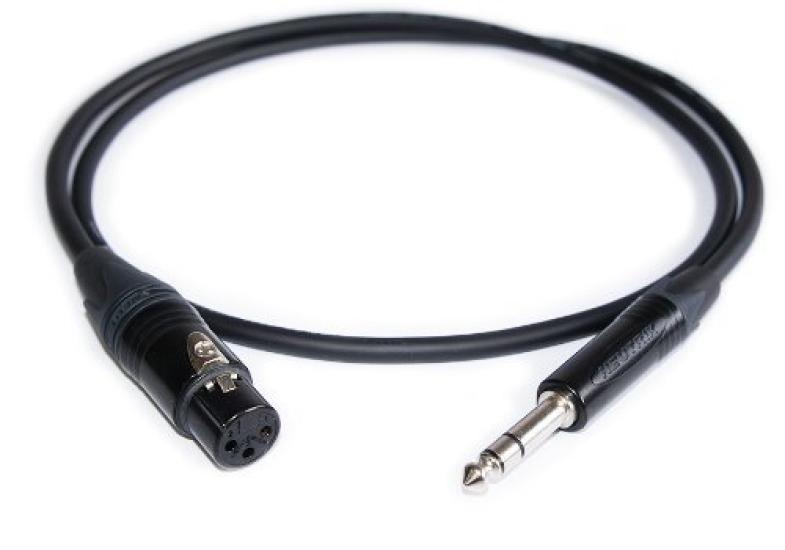 

MOGAMI XLR Cannon Phone 1m NEUTRIK NC3FXXB NP3XBAG втулка черный [2534 черный] (женский)-ТРС / и / чёрный