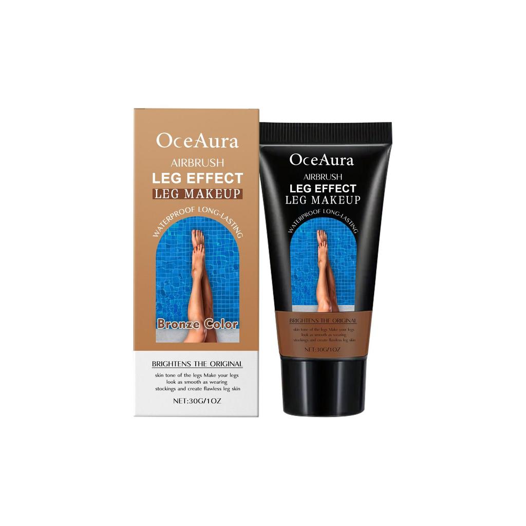 OceAura Legs Tanning Aid Foundation Outdoor Lightweight Non-Stripping Body Skin Tri-Color Tanning Aid