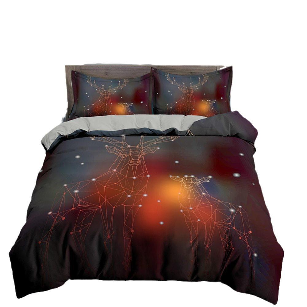 Imprimare tehnologică de modă, imprimare digitală 3D, lenjerie de pat, huse de plapapă, fețe de pernă, seturi din trei piese