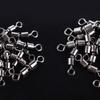 Joint Swivels Bearing Solid Ring Fishing Tackle Fishing Swivel Fishing Connector Solid Connector