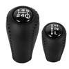Manual Leather-Wrapped Gear Shift Knob/Transfer Case Knob for Toyota Prado LC120 Land Cruiser 2003-2009 Interior Accessories