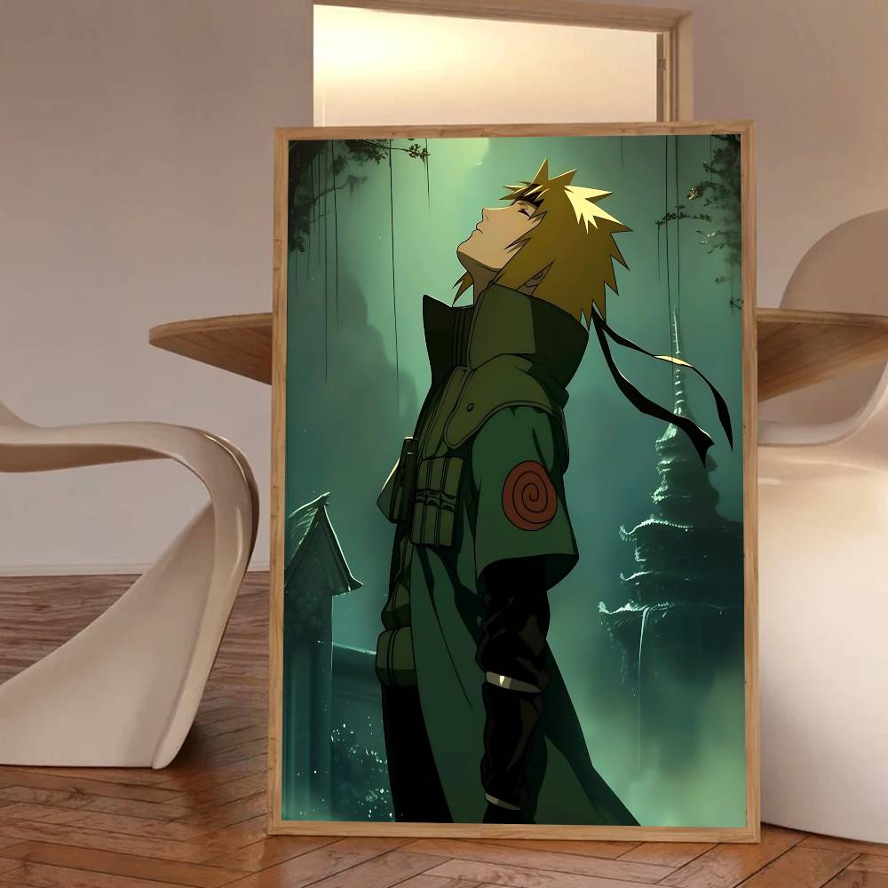 Anime Character Minato Namikaze Manga Posters HD Print Vintage Wall Art Decor for Home Study Room