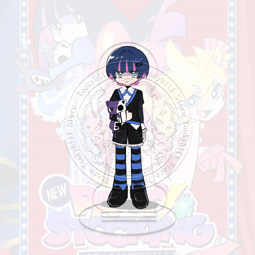 

Panty Stocking with Garterbelt Desktop Ornaments Decoration Figure Collection Exquisite Acrylic Model Toys Brief Birthday Gift 10cm