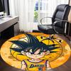 1pc Goku Lakers Office Round Area Rug, Indoor Mat Suitable For Office, Bedroom Living Room Home Decor, Room Deco,  Offic a0926214