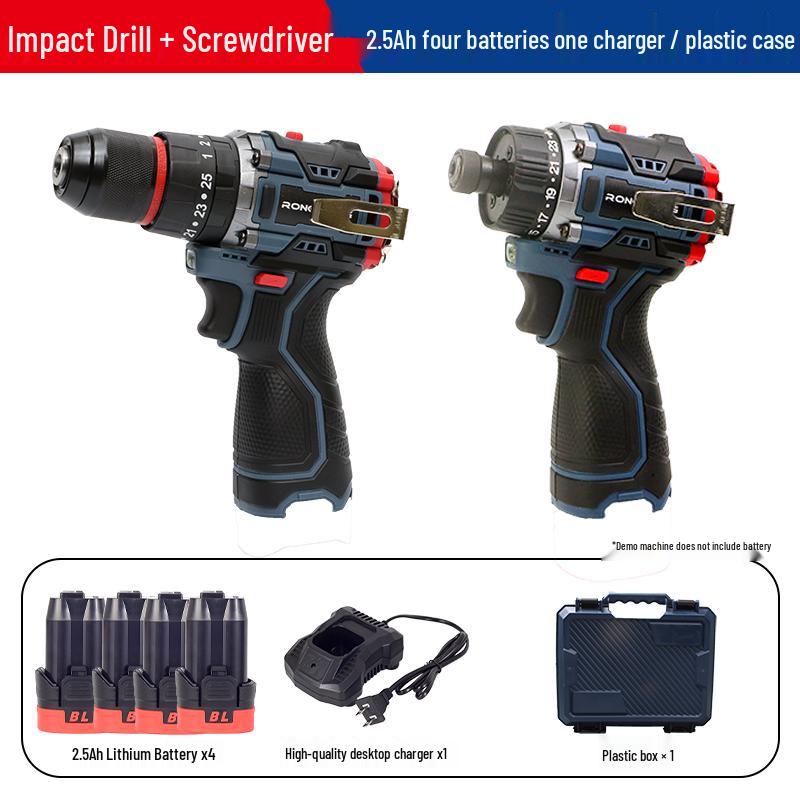 Compact Rechargeable Brushless Torque Screwdriver & Drill