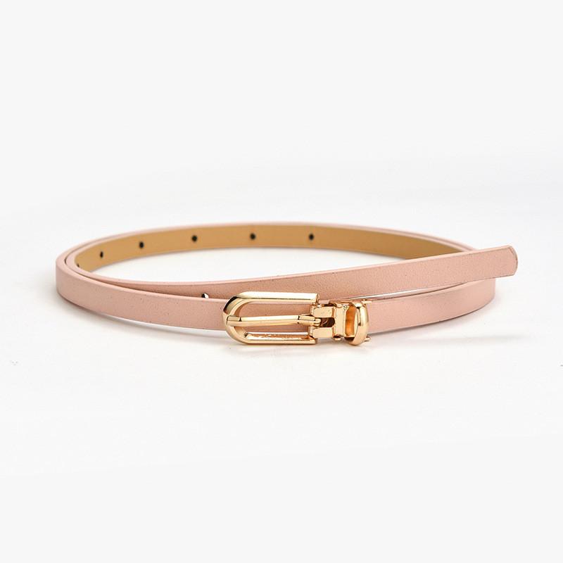 Elegant Fashionable Ladies Faux Leather Waist Belt With Versatile Colors And Slim Style