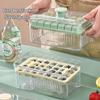 Press Type Ice Cube Tray With Storage Box Ice Maker Ice Box Ice Bucket Mould Fast Freeze Large Capacity For Beer Kitchen Gadget