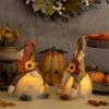 Stylish Glowing Hat Doll Ornament Beautiful Glowing Doll Ornament with Bendable Hat for Thanksgiving Pleasure