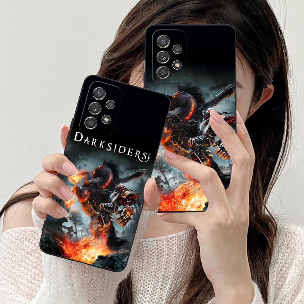 Coque de téléphone portable Darksiders pour Samsung Galaxy M55 54 42 35 34 33 32 23 22 15 14 13 12 F55 5G Couverture Colorée Luxe Jolie