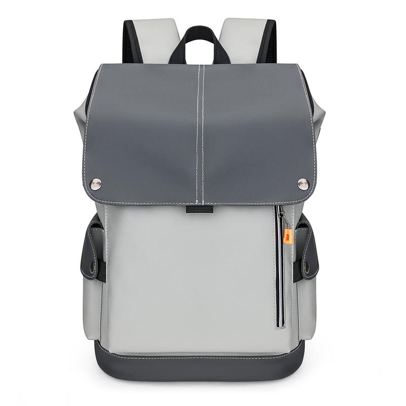

Высококачественный водонепроницаемый рюкзак для мужчин, рюкзак для ноутбука, большой компьютерный рюкзак для бизнеса, городской мужской рюкзак с зарядкой через USB 16 inches светло-серый
