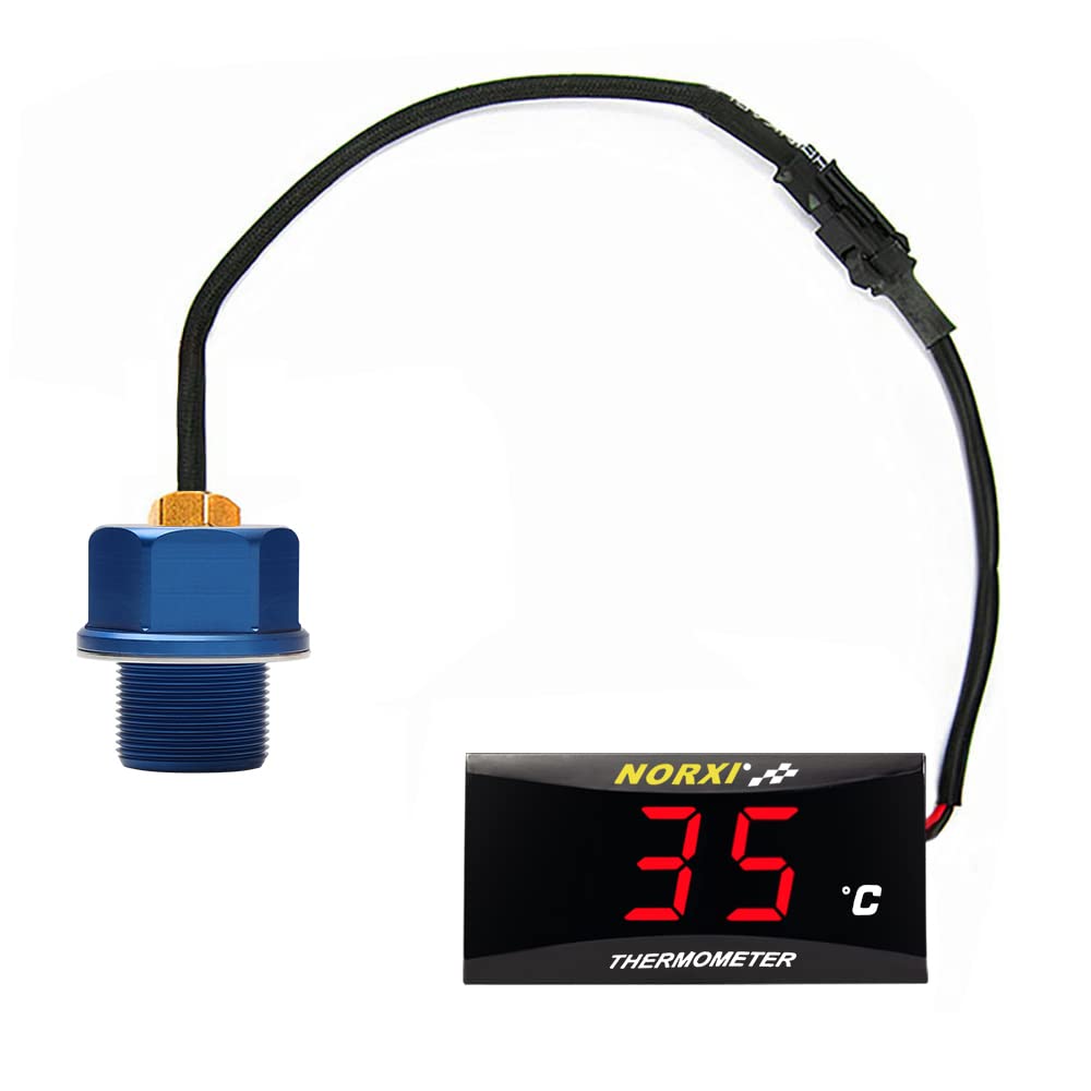 

Motorcycle , Ultra-thin, Digital, Waterproof, Temp Meter, Motorcycle , High Temperature Warning M20X1.0 красный
