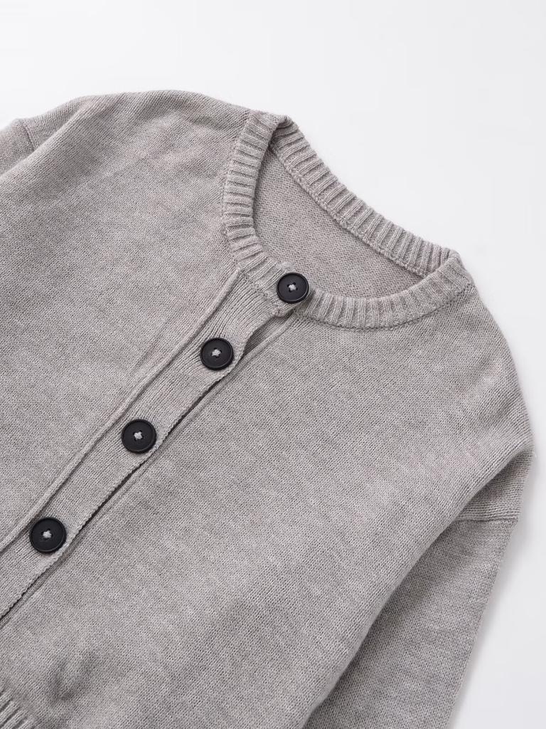 European and American Style, New Women's Clothing, Foreign Style, Loose and Soft Long-sleeved Knitted Jacket 2142145