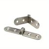 4Pcs 270 Degree Foldable Hinges Metal Cabinet Door Hinges Durable Flap Screw-On Hinges Furniture Hardware