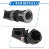 HVAC Heater Hose Compatible for Ford Escape 2013-2019, Durable Rubber Black Engine Water Heater Hose