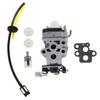 Carburetor Fuel Line Kit for Husqvarna 226HD60S 226HD75S Hedge Trimmer with Primer Bulb & Gasket #523071501