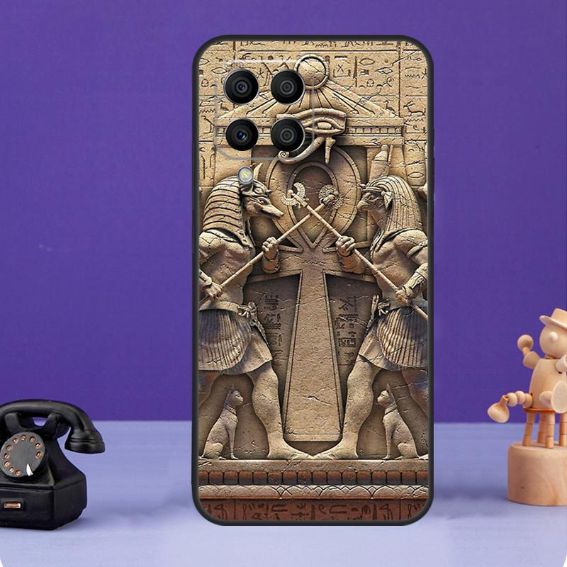 Sacred Eye of Horus Egypt Fresco Case For Samsung Galaxy M34 M13 M53 M51 M31 M11 M14 M54 M12 M32 M52 M16 M36 M56 M15 M35 M55