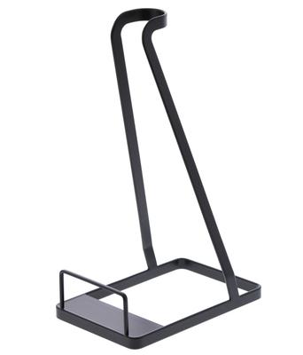 Yamazaki Jitsugyo Stick Cleaner Stand Black Approx. W15 X D24 X H38cm Tower Cordless Vacuum Cleaner Stand Vacuum Cleaner Stand 3274