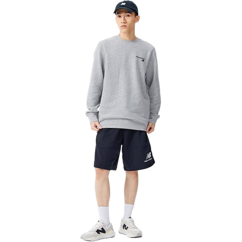 New Balance C F CREW Sweatshirt Men's Gray MT03911-AG