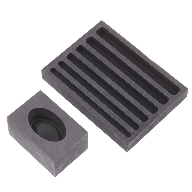 Gold Ingo Mold Strip Shape Graphite Mold Oil Tank Crucible Metallurgy Smelting Metal Trough Tools