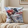 Trending Arknights Exusiai  2D Game Cushion Cover Pillowcase Antidustmite living Room Sofa Decor Cushion Room