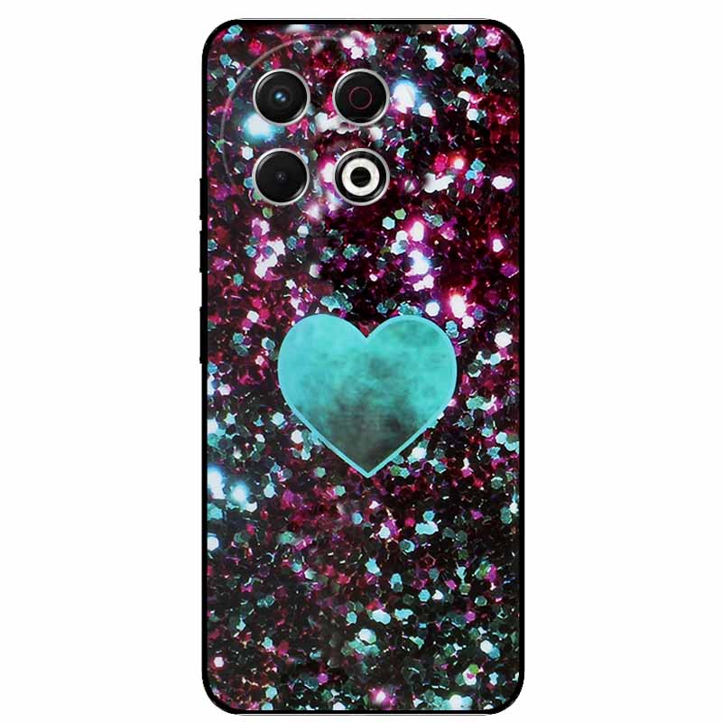 For Tecno Spark 30 Pro Case Marble Painted Silicone Back Cover Cases For KL7 Spark 30 Pro Soft Black Phone Funda Spark 30 Pro 4G