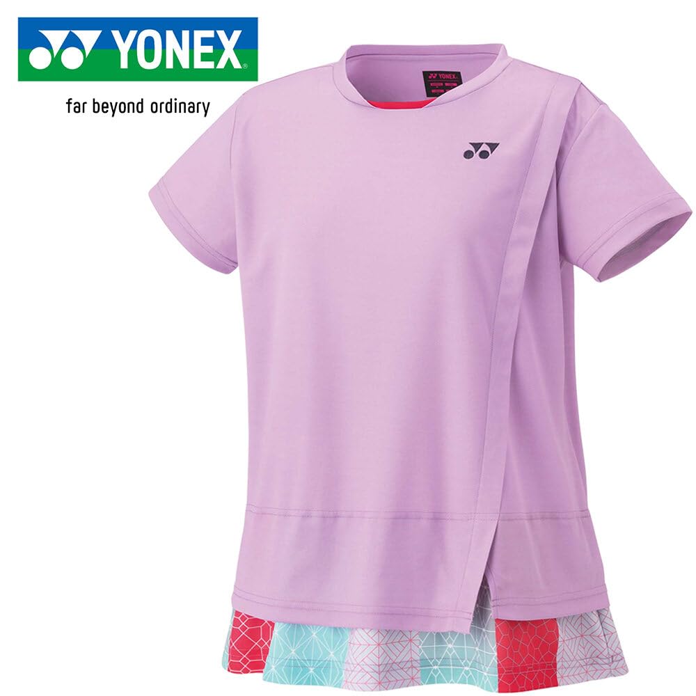 Yonex Short Sleeve Game Mist Pink Size M Women's Shirt, (407),