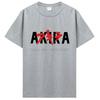 Akira Anime Graphic T-Shirt Japan Vintage Manga T Shirt WoCotton Tee Summer Streetwear Casual Tops Tshirt
