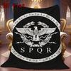 SPQR 2D Flat Pattern Flannel Blanket High Quality All Seasons Warmth and Comfort Perfect for Christmas Gifts.MMT0918081