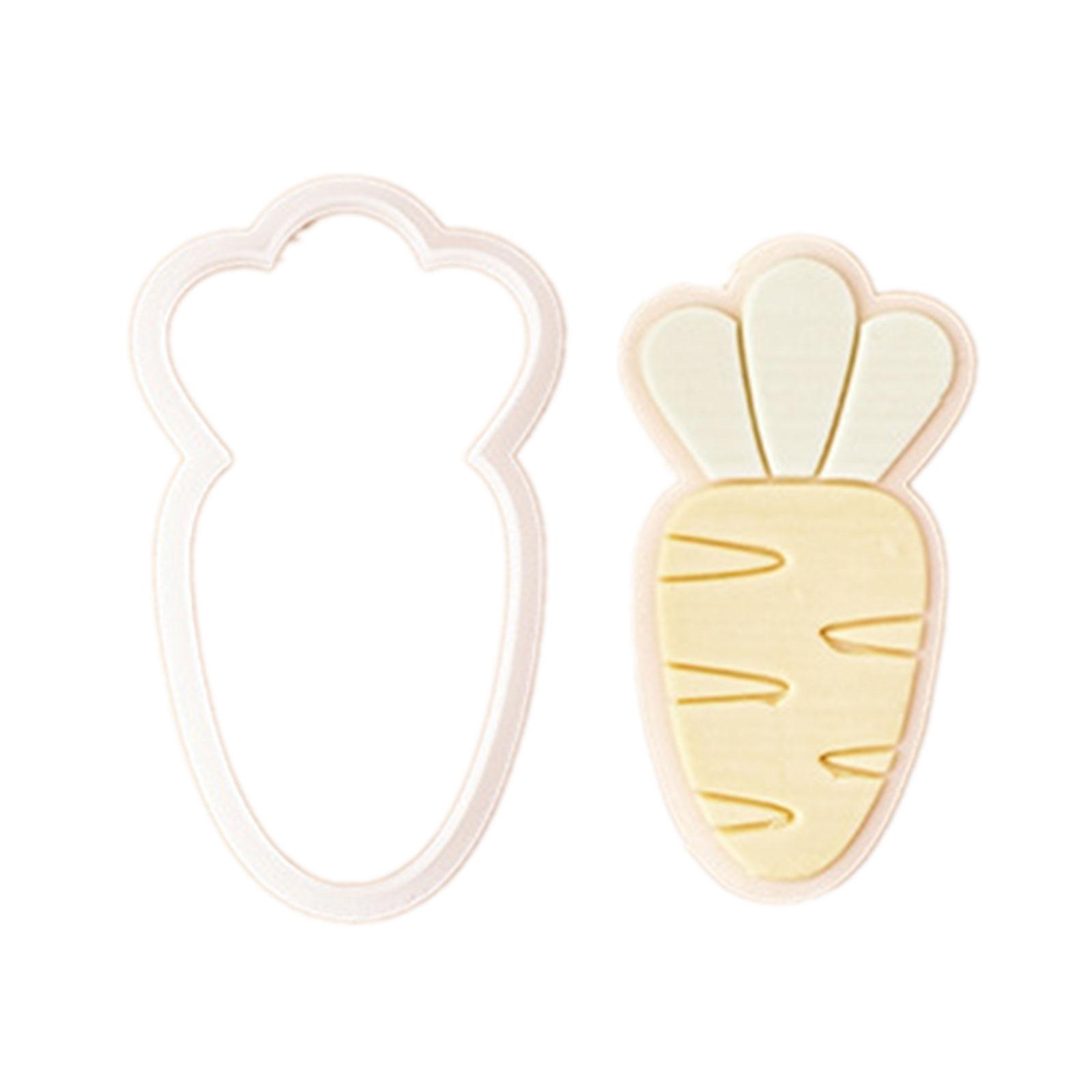 Easter Series Cookie Stamps Biscuit Moulds Cookie Moulds Plastic Material Push-type Household Biscuit Baking Accessories