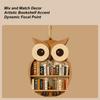 Book Ornaments For Tree Cute Wooden Animal Holiday Supplies Animal Bookshelf Ornament For Kids Adults Family Home Birthday