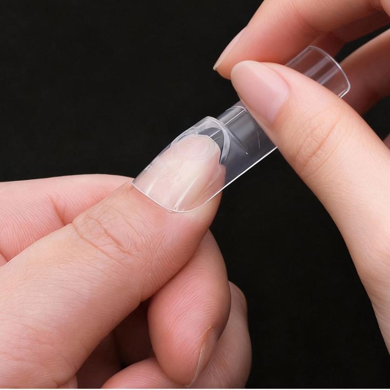 Nail Forms Nail Extension Kit  with Scale Lines Nail Mold Lightweight Natural ShapeManicure Tools for Daily Use