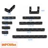 20PCS 2391 73507 71710 Steering Beam Liftarm Thick Technology Building Blocks Parts 1x4 1x9 With Hole MOC Bricks Toys Accessory