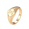 High-End Women's English Letter Seal Ring - Mature Style Pinky Jewelry