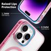 Strong Magnetic For Magsafa Hybrid Case For  iPhone 16 15 14 13 12 11 Pro Max Plus Mini Candy Color Matte Hard PC Cover Silicone