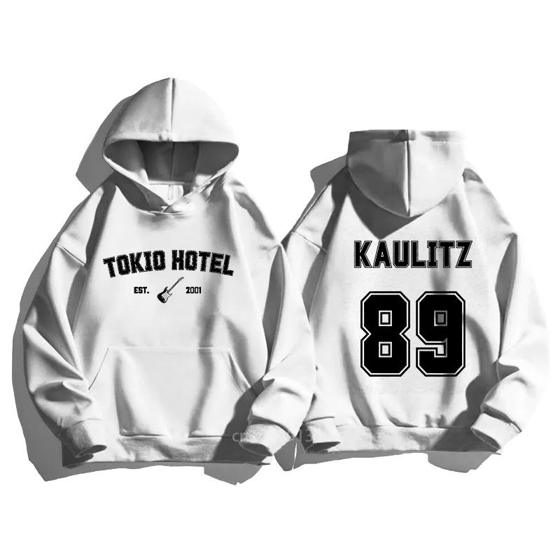 Tokio Hotel Unisex Cotton Hoodie Kaulitz Fashion Fleece Luxury Hooded Sweatshirt Plain Winter Autumn Print Men Women Pullover