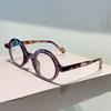 Vintage Round Glasses Men  New Fashion Blue Light Blocking Optical Frames Women Trendy Brand Design Decor Eyeglasses