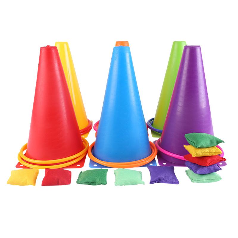 

23cm Plastic Ring Toss Toy for Sensory Integration and Outdoor Play