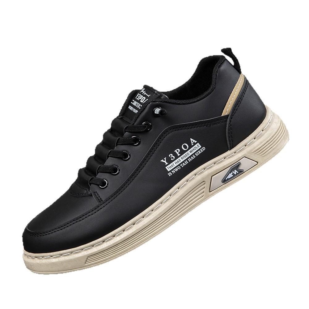 Men's board shoes 2025 autumn new breathable little white shoes trendy versatile platform sports shoes casual flat men's shoes