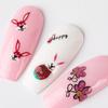 3D Self-Adhesive Glitter Easter Nail Stickers Ble 1098D