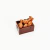 Food Building Blocks City Friend Accessories Bread Chips Roast Chicken Pizza Hot Dog Fish Fruit Carrot Basket Classic MOC Bricks