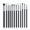 BEIYALI Professional Black Natural Hair Make Up Brushes Private Label 12pcs Eyeliner Eyebrow Eyeshadow Brow Makeup Brush Set